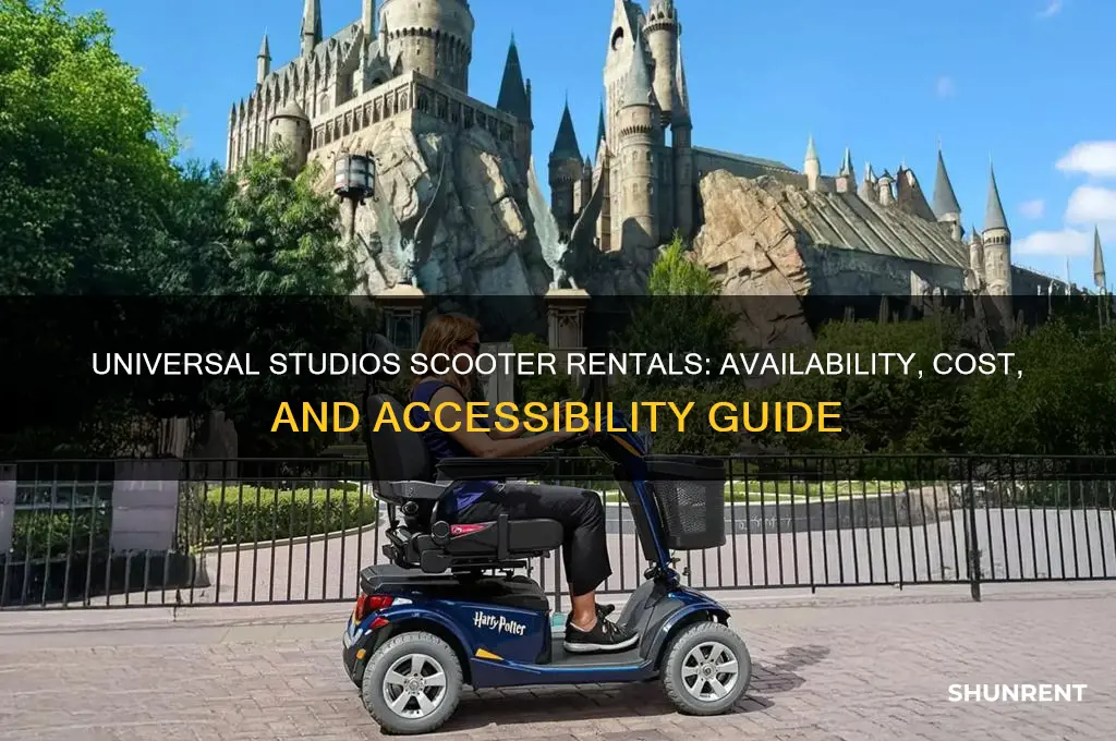 does universal studios have scooters to rent