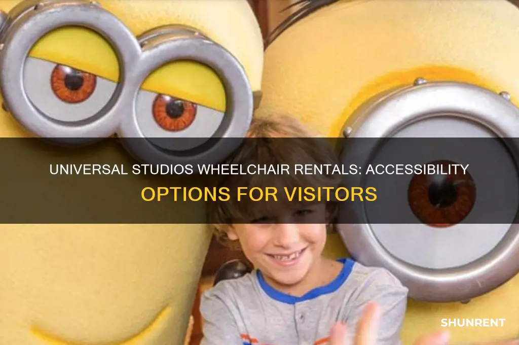 does universal studios have wheelchairs for rent