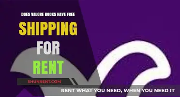 Valore Books: Free Shipping on Rentals?