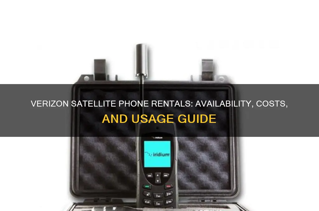 does verizon have sat phones for rent
