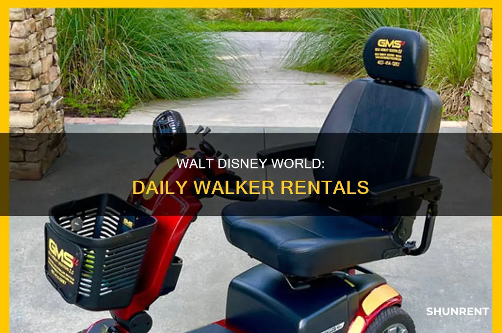 does walt disney world rent walkers for the day