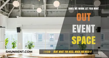 WeWork Event Space: Renting Out Options