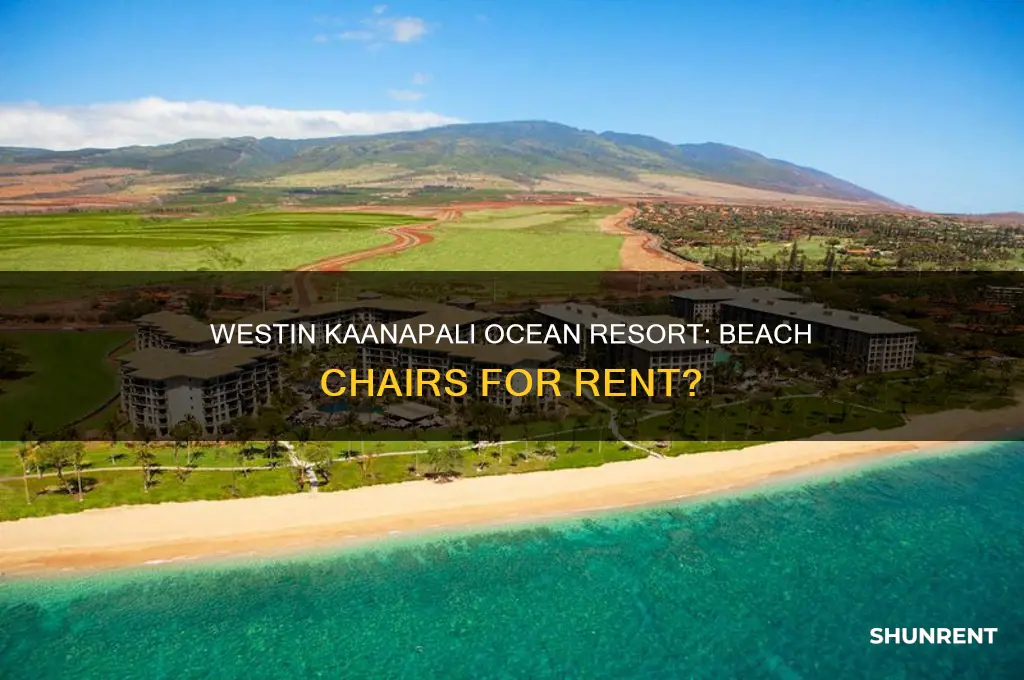 does westin kaanapali ocean resort offer beach chairds to rent