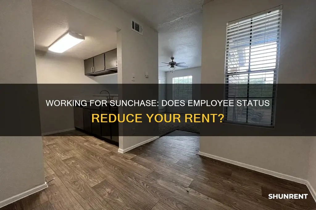 does working for sunchase lower the rent