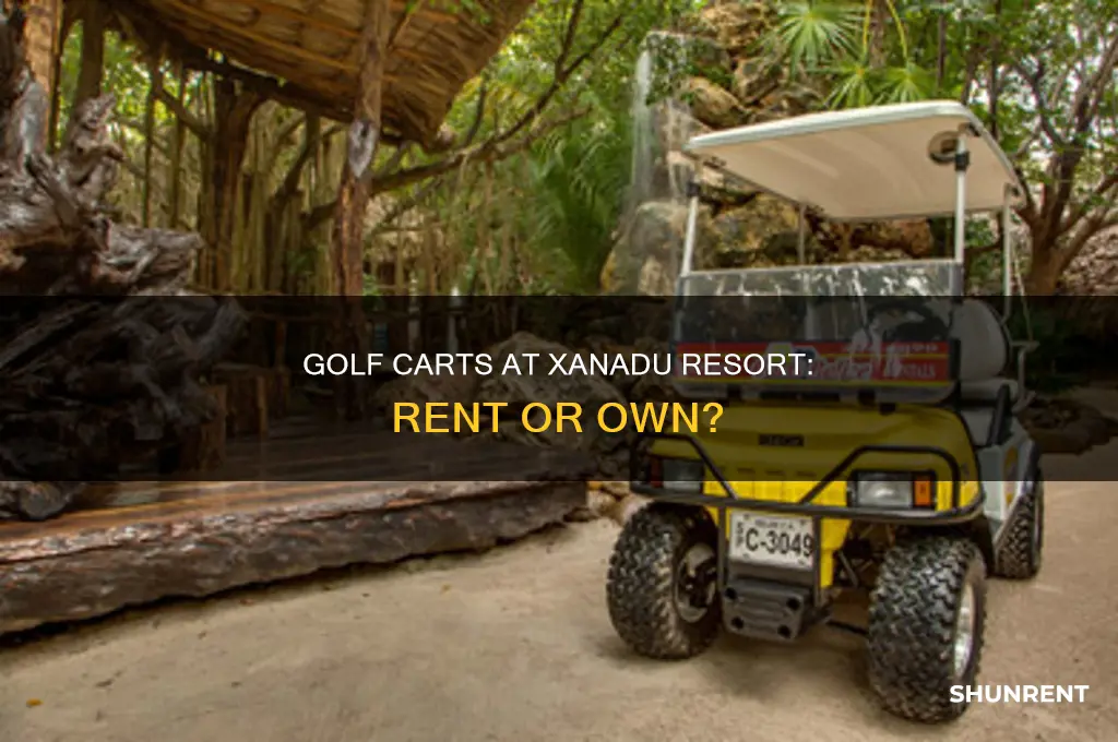 does xanadu resort have golf carts to rent