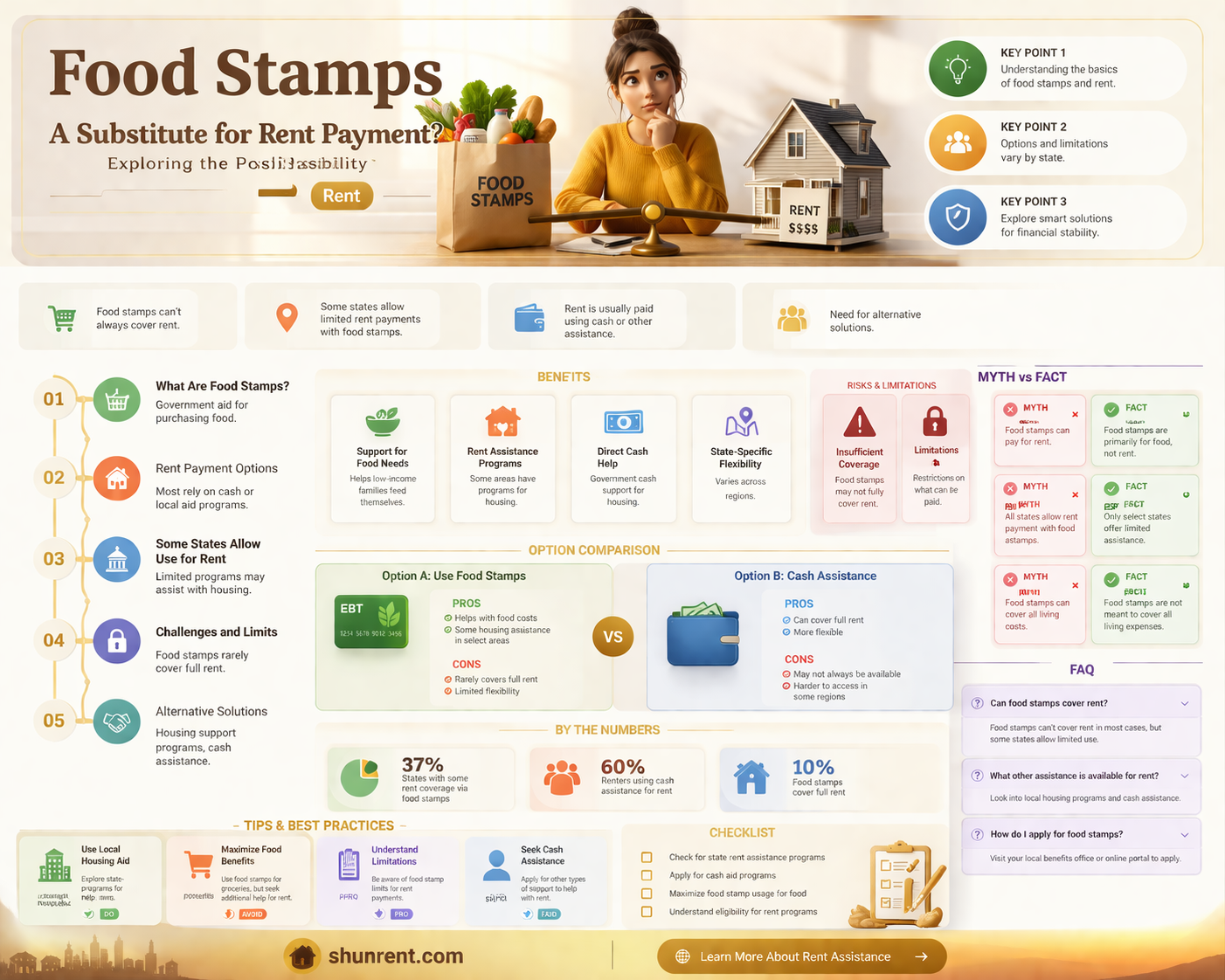 are food stamps considered a form of rent