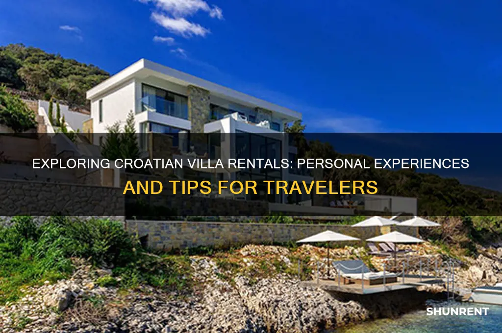 has anyone rented a villa in croatia
