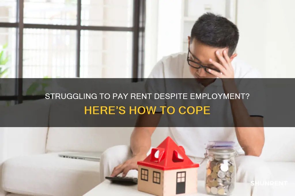 have a job but cannot afford rent