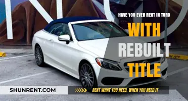 Renting Rebuilt Title Cars on Turo: What You Need to Know