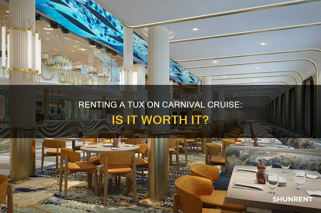 have you rented a tux on carnival cruise ship