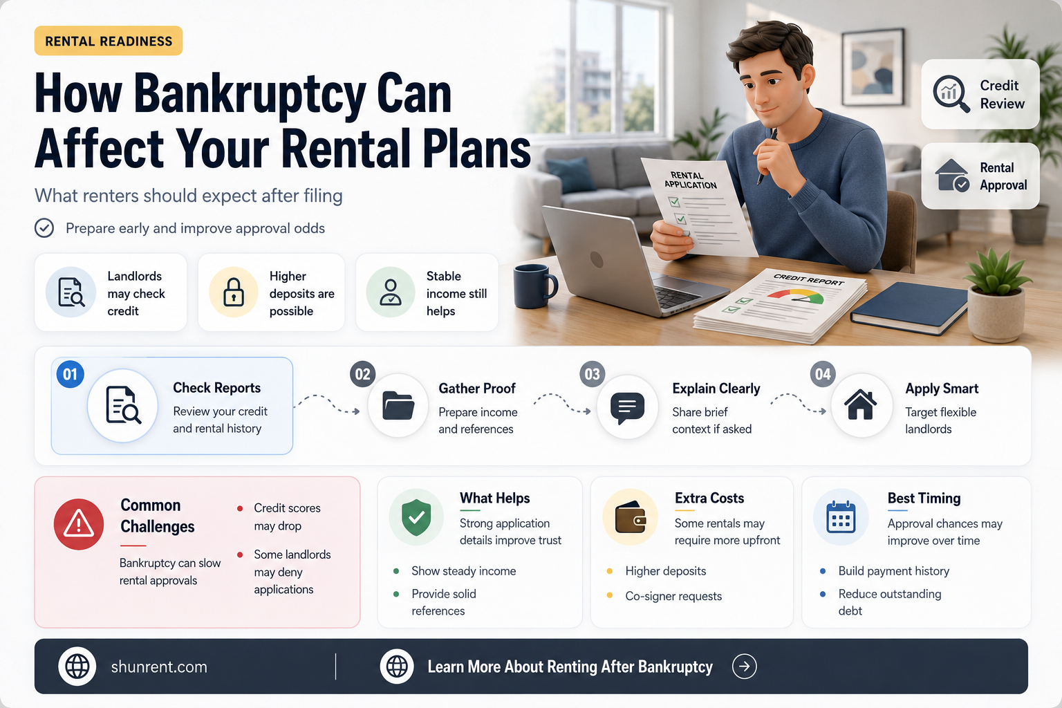 does a previous bankruptcy prevent you from renting