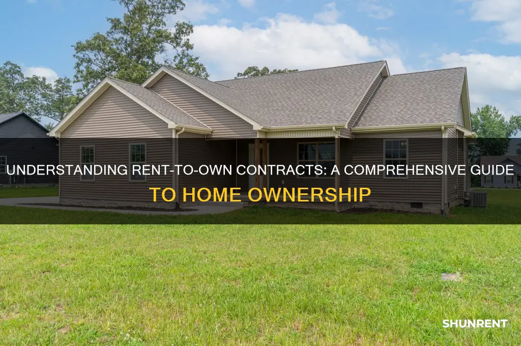 how a rent to own contract works