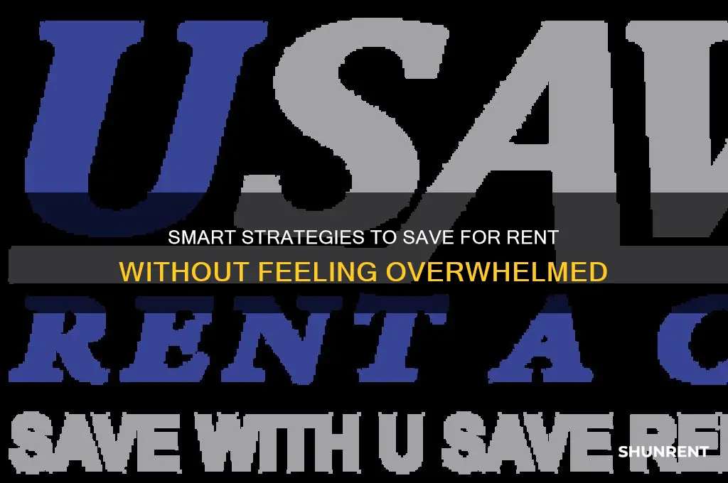how am i suppsoed to save for rent