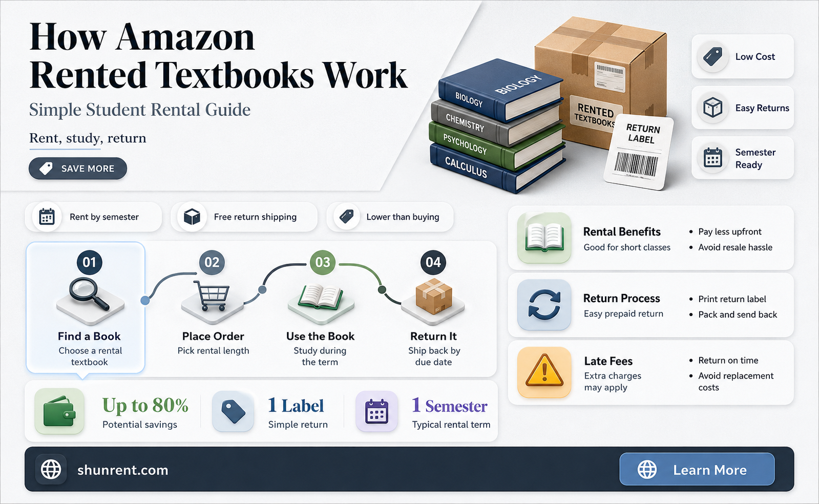 does amazon send you a real textbook when you rent