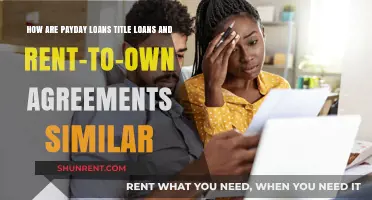 Payday Loans, Title Loans, Rent-to-Own: Similar Pitfalls Explained