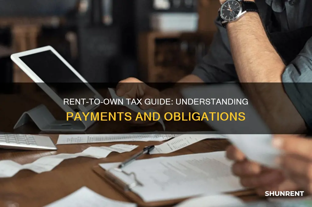 how are taxes paid on rent to own