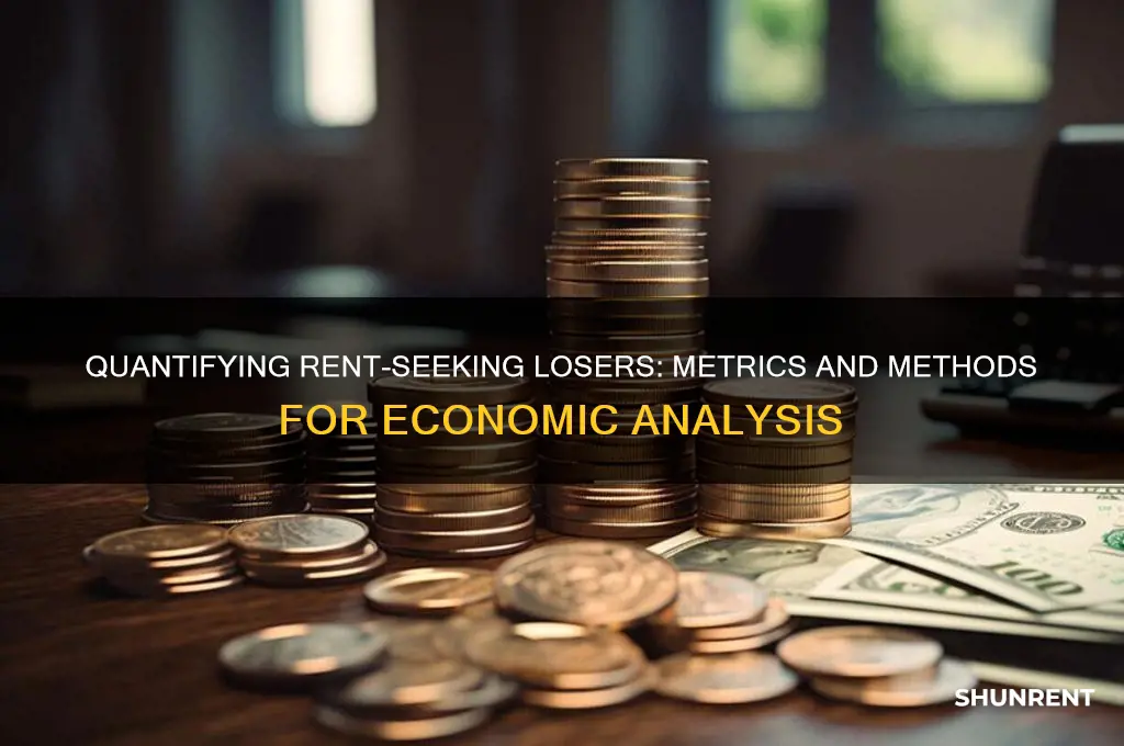 how are the rent seeking losers quantified