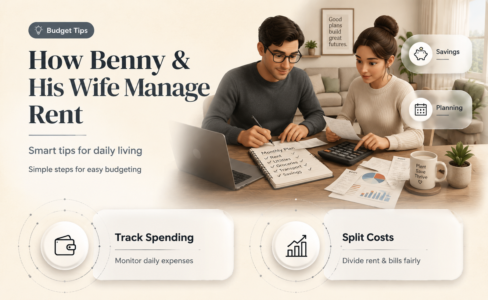 did benny and his wife split up rent