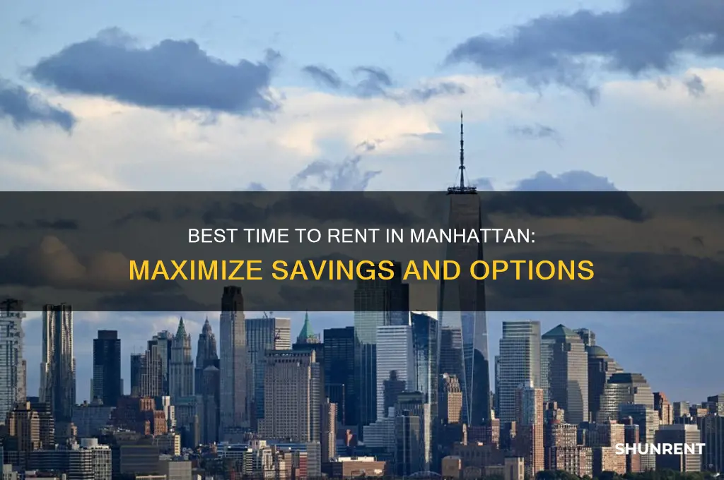 how best time to rent in manhattan