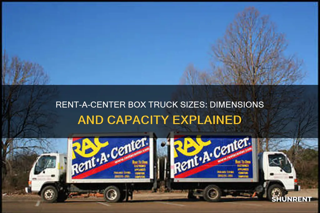 how big are rent a cent box ttucks