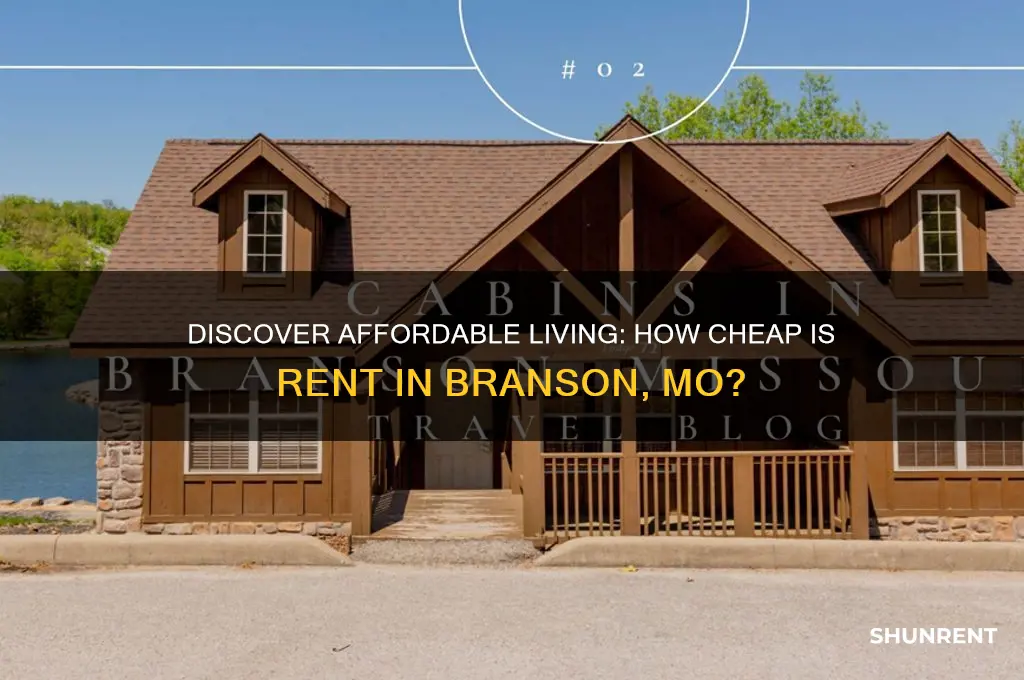 how cheap is rent in branson mo