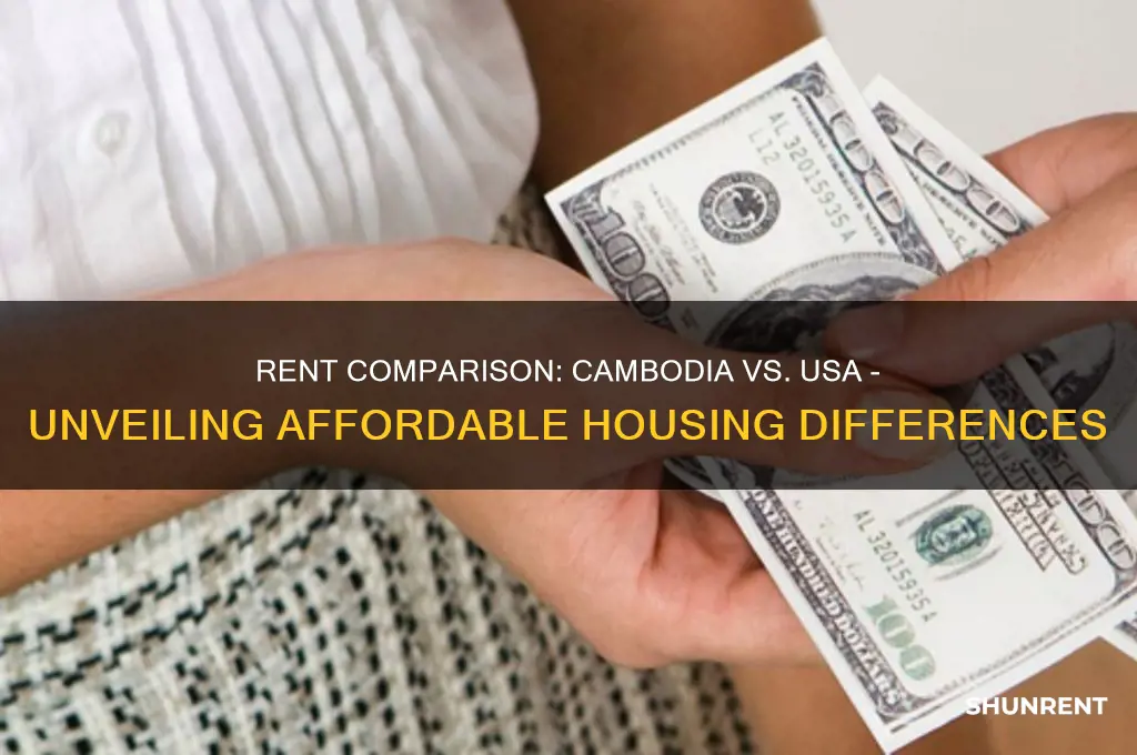 how cheap is rent in cambodia vs usa