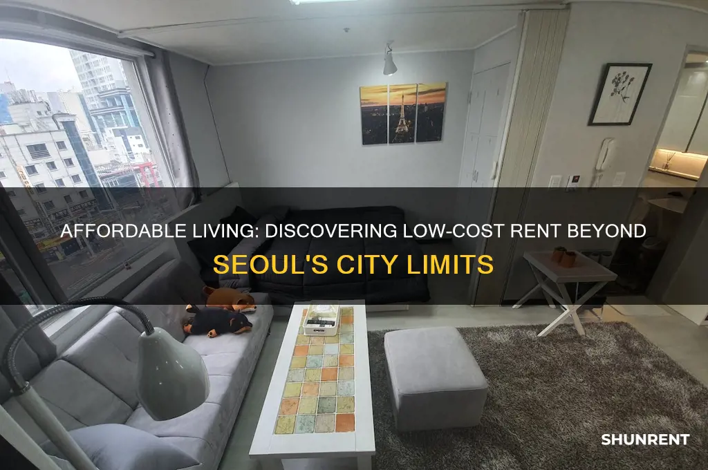 how cheap is rent outside of seoul