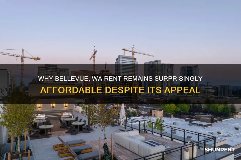how come rent is not high in bellevue wa