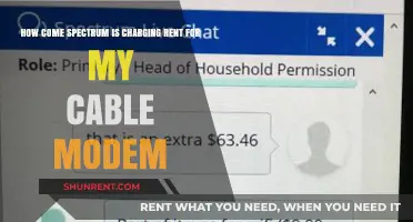 Why Spectrum Charges Rent for Your Cable Modem: Explained