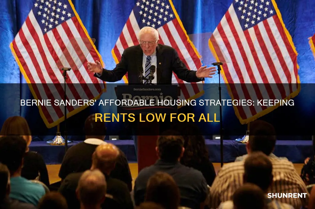 how did bernie sanders keep rents low