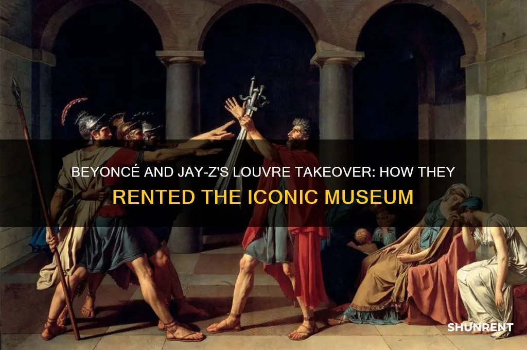 how did beyonce and jay z rent the louvre