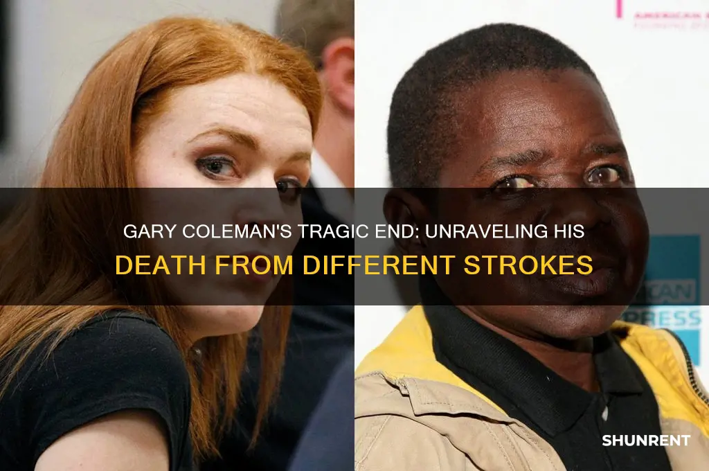 how did gary coleman die from different strokes