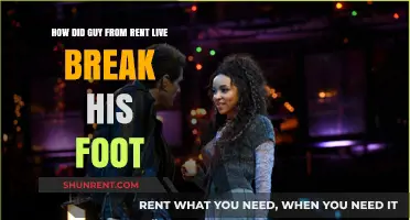 How the Rent Live Star's Broken Foot Happened: The Story