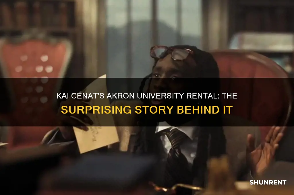 how did kai cenat rent akron university