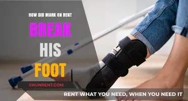 How Mark on Rent Broke His Foot: The Unexpected Accident