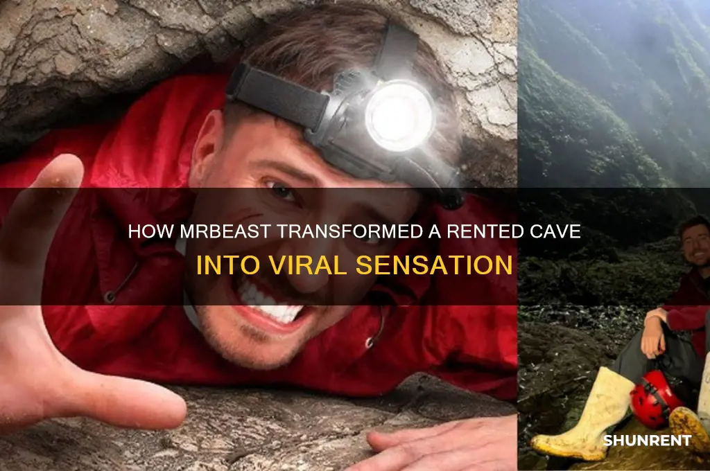 how did mr beast rent a cave