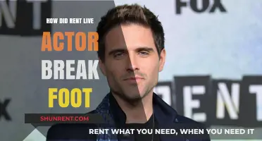 Rent Live Actor's Foot Injury: What Really Happened Onstage