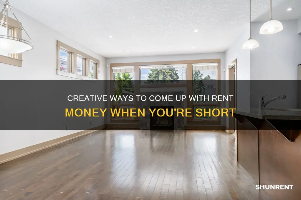 how did you come up with rent money