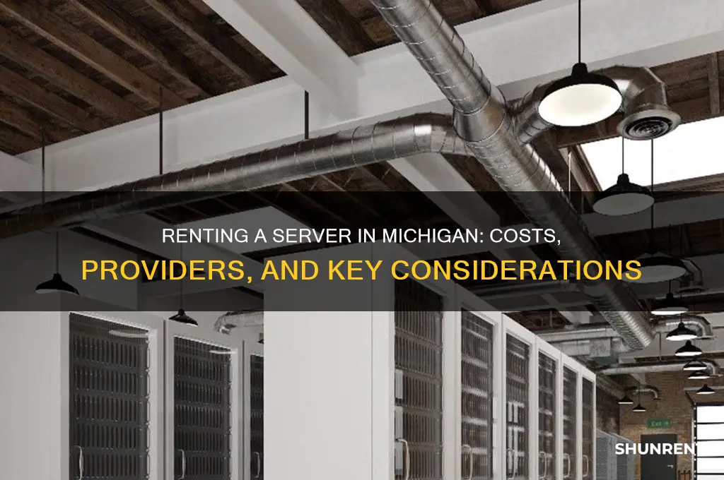 how dies a server rent in michigan
