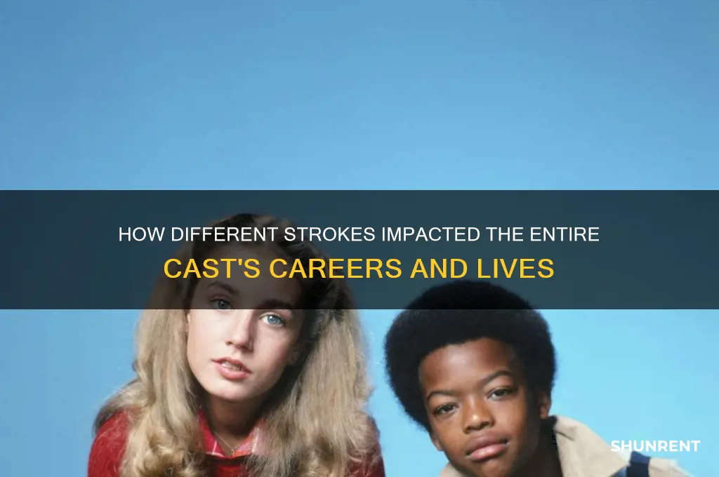how different strokes affect the entire cast