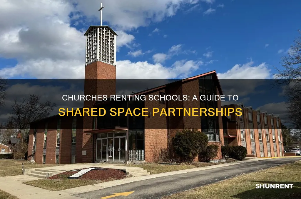 how do churches rent schools and other institutions