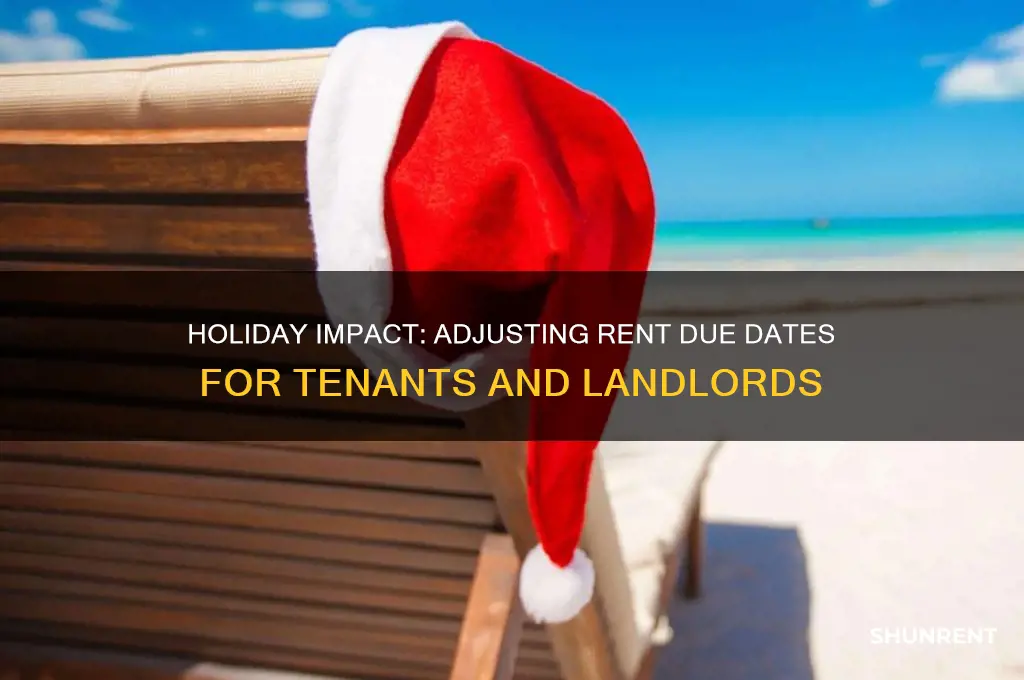 how do holidays affect rent due date