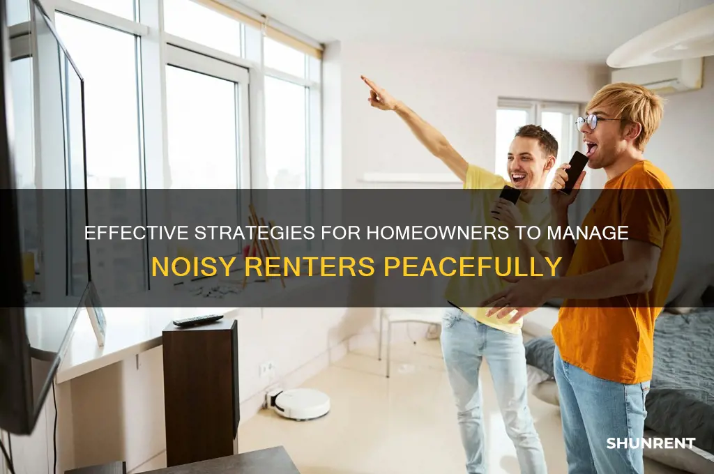how do homeowners deal with noisy renter