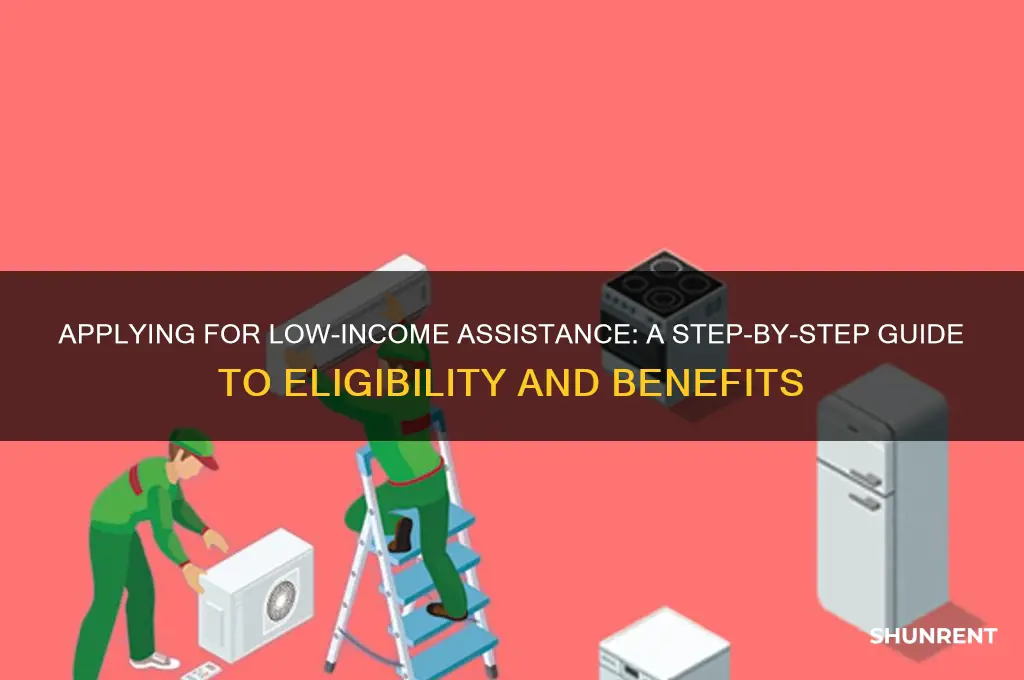 how do i apply for low income
