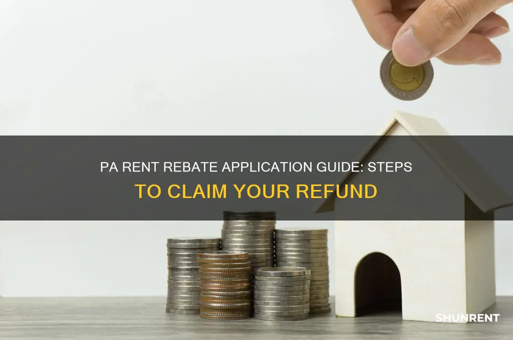 how do i apply for rent rebate in pa