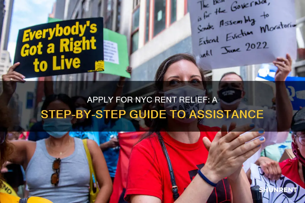 how do i apply for rent relief nyc