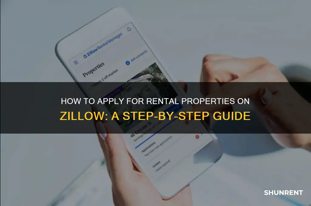 how do i apply to rent a location on zillow