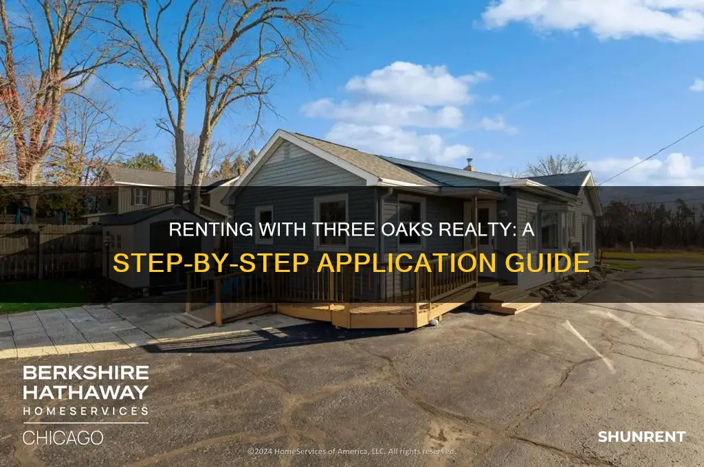 how do i apply to rent with three oaks realty