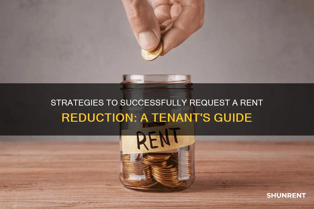 how do i ask for rent reduction