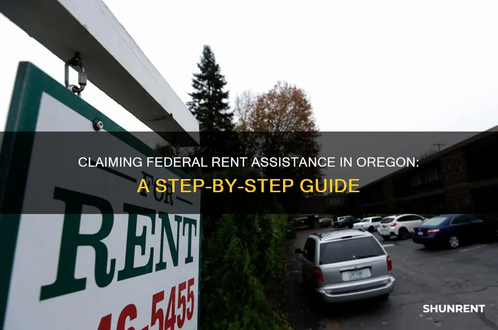 how do i claim a federal rent check in oregon